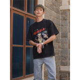 Film Star T Shirt European and American Movies Pure Cotton Loose Short Sleeve Retro Trendy T-shirt