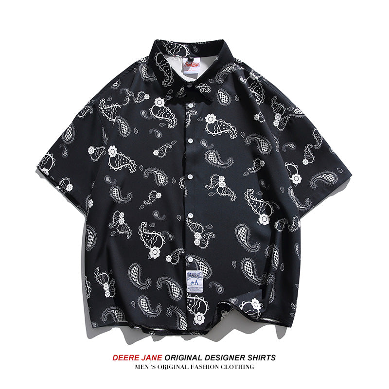 Men's Shirts Men's Summer Loose Shirt Coat