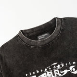ERD T Shirts Cartoon Print Loose-Fitting Casual T-shirt Men