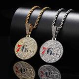 NBA Team Pendants 76ers Hip Hop