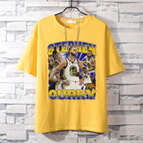 Basketball Sports T Shirt Student Short Sleeve T-Shirt Male Warrior Curry Basketball