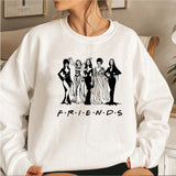 Halloween Friends Squad Goals Sweatshirt Horror Squad Queens