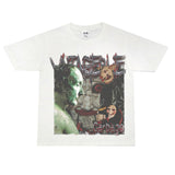 Film Star T Shirt Pure Cotton Loose Short Sleeve American Retro Trendy Printed round Neck T-shirt for Men