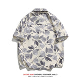 Men's Shirt Short Sleeve Shirt Men's Summer Loose Couple Beach