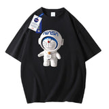 Nasa T Shirt Cotton Short-Sleeved T-Shirt Couple Summer Student Half Sleeve T-Shirt