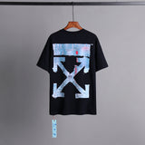 Off Whtie T Shirts Monet Oil Painting Men And Women Same Style Fashion Brand Short Sleeve