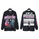 HS long-sleeve T-shirt summer, loose pullover long-sleeve T-shirt