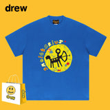Drew T Shirts Drew Short Sleeve Smiley Face Spring and Summer