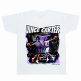 Basket Ball Star T Shirt Basketball Star Vince Carter Printed T-shirt Short Sleeve Loose Retro
