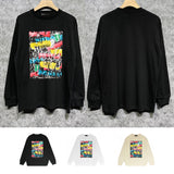 Purple Brand Long Sleeve T-Shirt Fashion Loose Long Sleeve Top