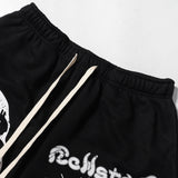 Men Shorts2024 Summer Skull Loose Shorts
