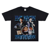 Film Star T Shirt Loose Heavy Retro Street Cotton T-shirt