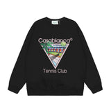 Casablanca Sweatshirts Crew neck sweater autumn and winter print men and women