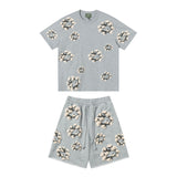 Denim Tears Shirt/Shorts (purchased Separately) Foam Print Short Sleeve T-Shirt