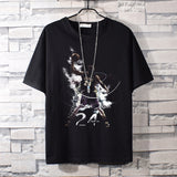 Basketball Sports T Shirt Basketball Sports Kobe James Loose-Fitting Pure Cotton Short Sleeves T-Shirt