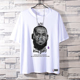 Basketball Sports T Shirt Basketball Sports Trendy Printed Short-Sleeved T-Shirt Men'S Loose