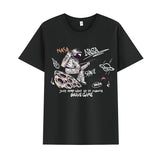 Basketball Sports T Shirt Summer Short-Sleeved T-Shirt Male Handsome Loose Student Nasa Astronaut