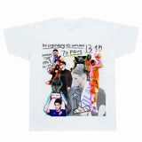 Basket Ball Star T Shirt Basketball Washed Distressed Devin Booker Short Sleeve Loose-Fitting Pure Cotton T-Shirt