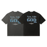 ERD T Shirts Printed Loose-Fitting Casual T-shirt Men