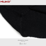 MIJKO Mens Jacket Plush Knitted Sweater Unisex Jacket