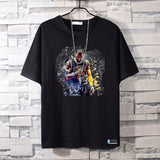 Basketball Sports T Shirt Summer Loose Short Sleeves T-Shirt Male Student Basketball Sports Lakers James