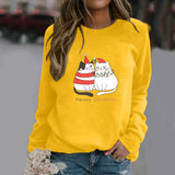 Casual Round Neck Women'S Pullover Raglan Long Sleeved