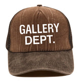 GALLERY DEPT Hat Washed Baseball Cap Printed Cap Outdoor Sun Cap GALLERY DEPT