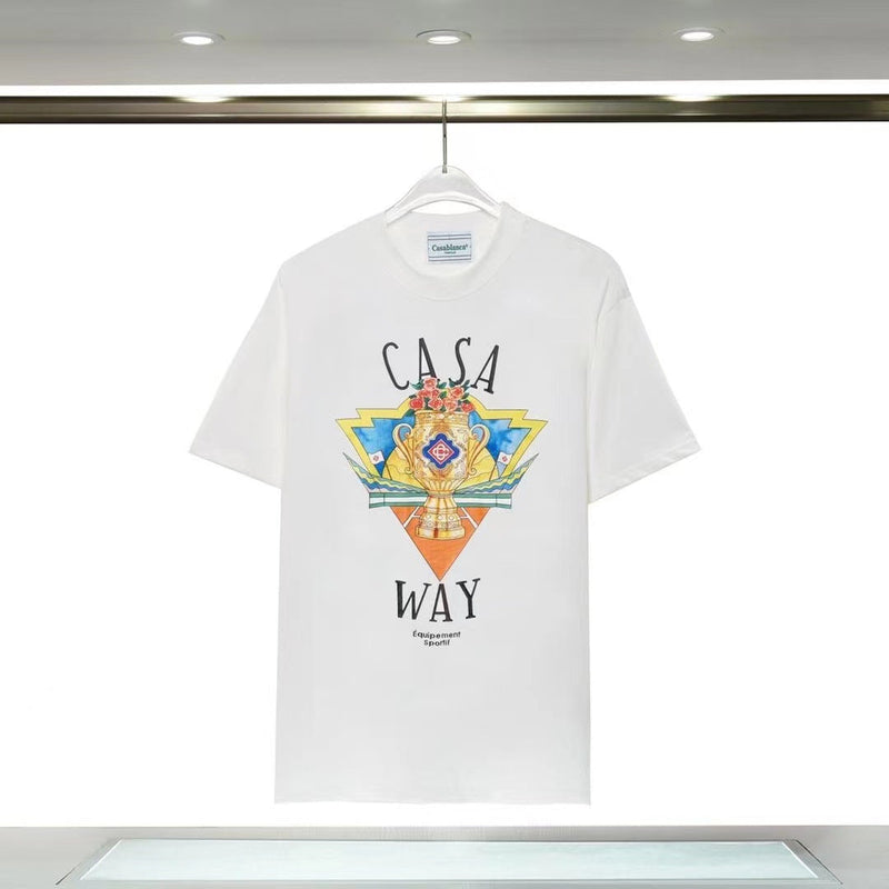 Casablanca T Shirts Fashion Casual Crew Neck Tee