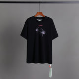 Off Whtie T Shirts Red Spider Arrow Print Men And Women Same Style Fashion Brand Short Sleeve