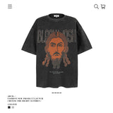 American vintage street T-shirt men's loose top