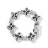 Chains Rap Clover Bracelet Fashion High Sense 5A Zircon St. Valentine's Spectrum