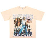 Film Star T Shirt Retro Street Cotton American T-shirt