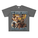 Film Star T Shirt European and American Classic Movie Crazy Max Loose Cotton American T-shirt