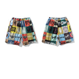 Aape Shorts New Men's Casual Patchwork Shorts