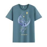 Basketball Sports T Shirt Short Sleeve T-Shirt Male Astronaut Loose Student