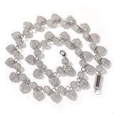 Chains Hip Hop Necklace Zircon Love Necklace ins Wind Spectrum St. Valentine's