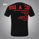Dsq2 T Shirt Casual Sports Colorblock Short Sleeve Summer Men