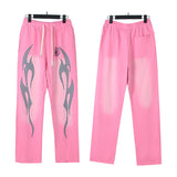 Hellstar JacketsHellstar Hoodie & Pants Wash Old Vintage Men's and Women's Loose Casual Sweater Sweatpants