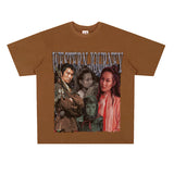 Film Star T Shirt Movie Westward Journey Stephen Chow Trendy Pure Cotton Short Sleeve Loose T-shirt