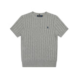 Ralph Lauren Knitted sweaters Ralph Lauren Knitted Short Sleeved Shirt Small Standard Twist Knitted Crew Neck Short Sleeve