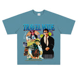 Film Star T Shirt Stephen Chow Short-Sleeved American Retro T-shirt for Men
