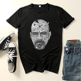 Heisenberg T Shirt American TV Series Deadly Poison Master Loose Crew Neck T-shirt Top