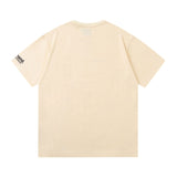 Gallery Dept T-Shirt Hand Painted Color Graffiti Print Short Sleeve T-Shirt