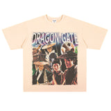 Film Star T Shirt Movie New Dragon Inn Short Sleeve Loose Retro American Street T-shirt Men and Women