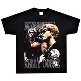 Film Star T Shirt Kelly Oubre Printed T-shirt Short Sleeve Loose Retro Pure Cotton Washed Distressed