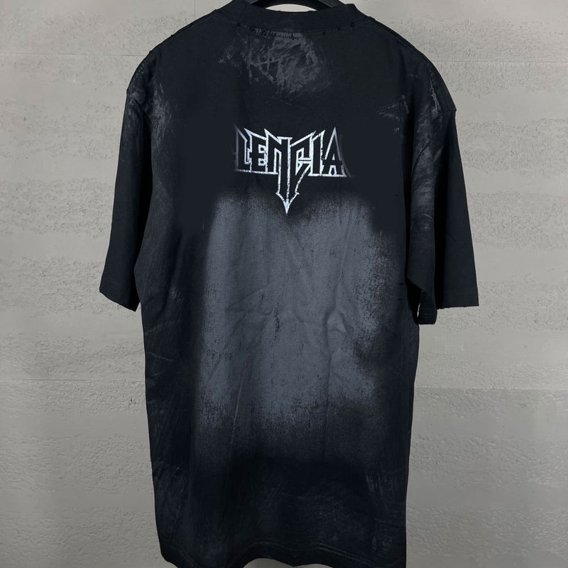 Men T-shirts Summer Paris Eiffel Tower Washed Old Short Sleeves