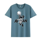 Basketball Sports T Shirt Summer Short Sleeve T-Shirt Men And Women Loose All-Matching And Handsome Half Sleeve