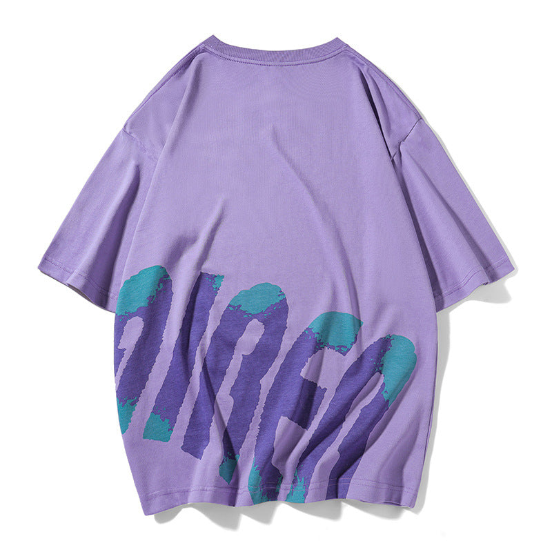 Nasa T Shirt Loose Casual Short-Sleeved T-Shirt Men'S Summer