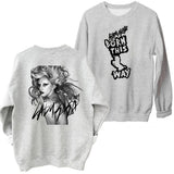 Lady Gaga Born This Way Sweatshirt Round Neck