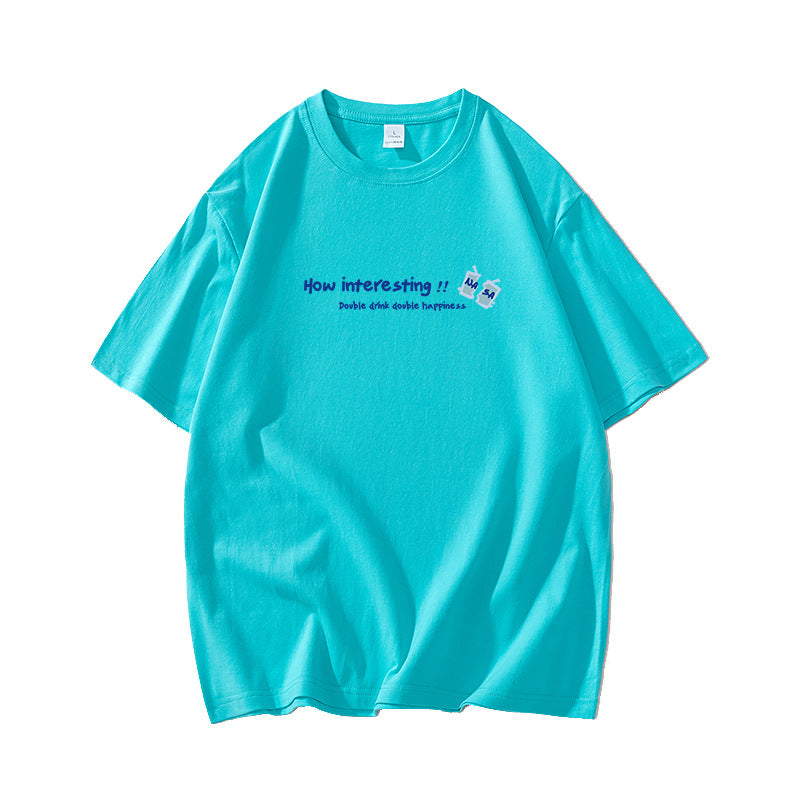 Nasa T Shirt Short-Sleeved T-Shirt Boys Summer Loose Half-Sleeve Top